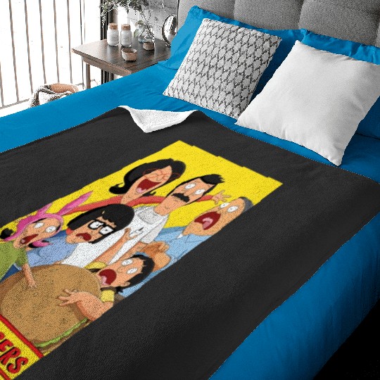 Burger family    : Bobs Burgers Family Shirt, Bobs Burgers Vintage Baby Blankets