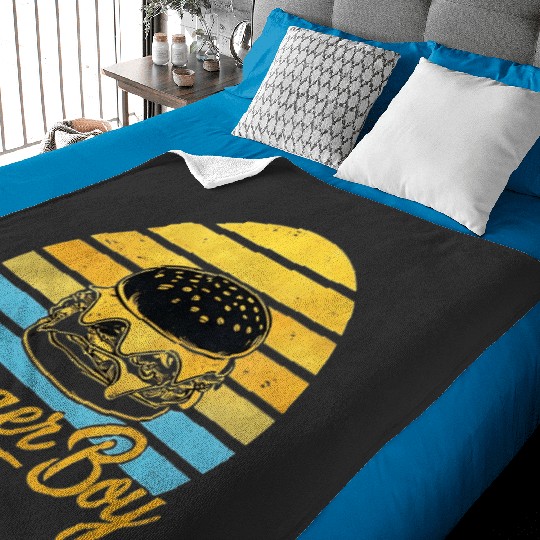 Hamburger Cheeseburger Burger Boy Funny Fast Food  : Bobs Burgers Family Shirt, Bobs Burgers Vintage Baby Blankets