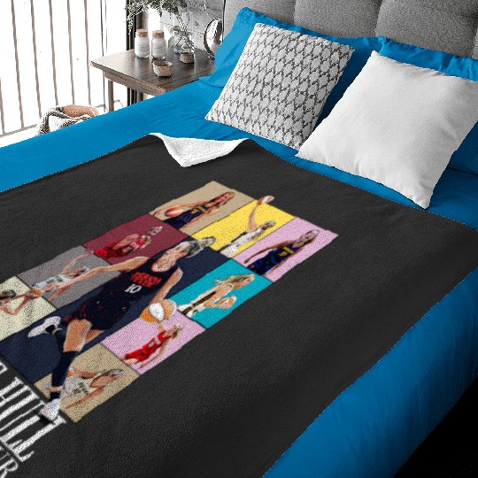 Discover Indiana Lexie Hull 10 The Eras Tour Basketball Cartoon Baby Blankets