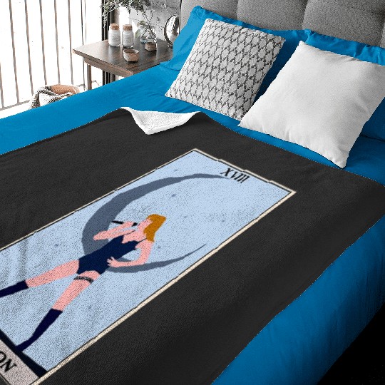Discover Tarot - The Moon - Taylor Baby Blankets