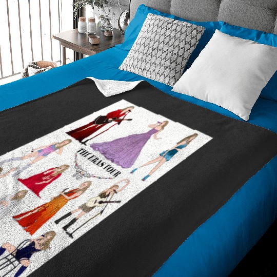 Discover the eras tour milan night 1 handdrawn poster Baby Blankets