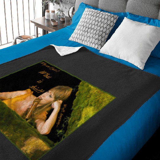 Eras Tour Collection - Champagne Problems Speech Baby Blankets