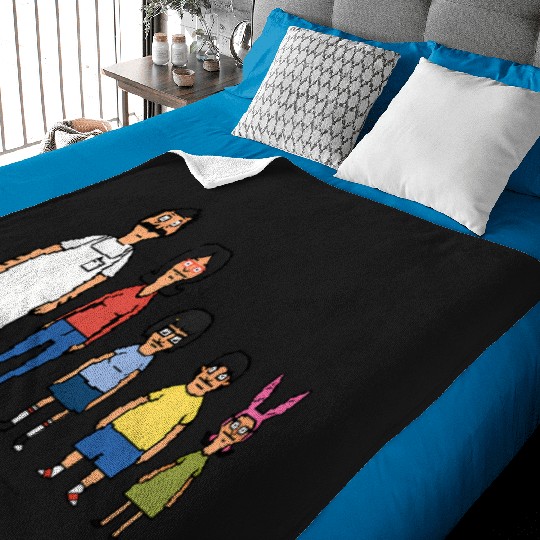 Bob'S Burgers 8 Bit Baby Blankets