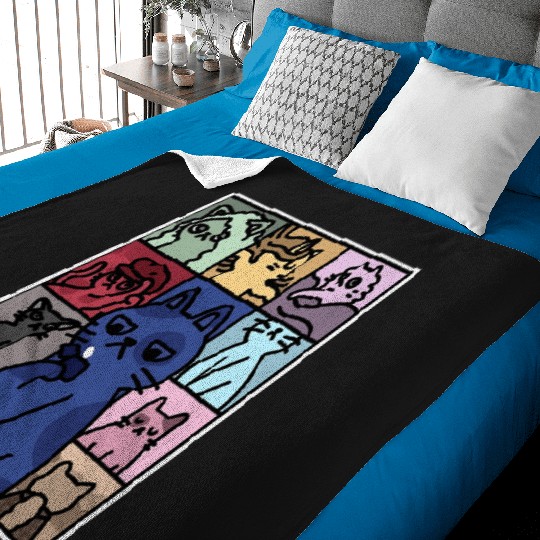Cat Eras Tour Poster T-Shirt Baby Blankets
