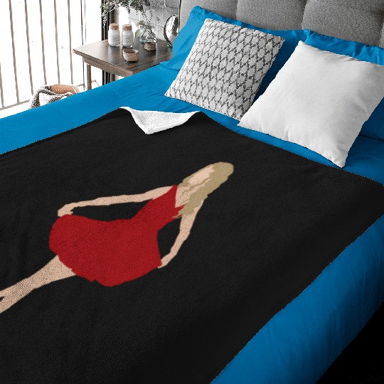 Discover Taylor Red Dress 3650 Baby Blankets