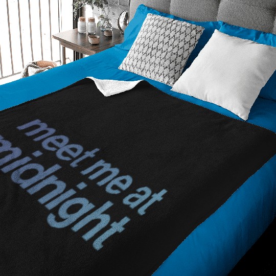 Meet Me At Midnight (Taylor'S Midnights) 3712 Baby Blankets