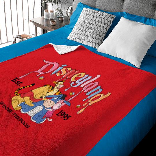 Disneyland Winnie the Pooh 1995 Baby Blankets, Disneyland Baby Blankets