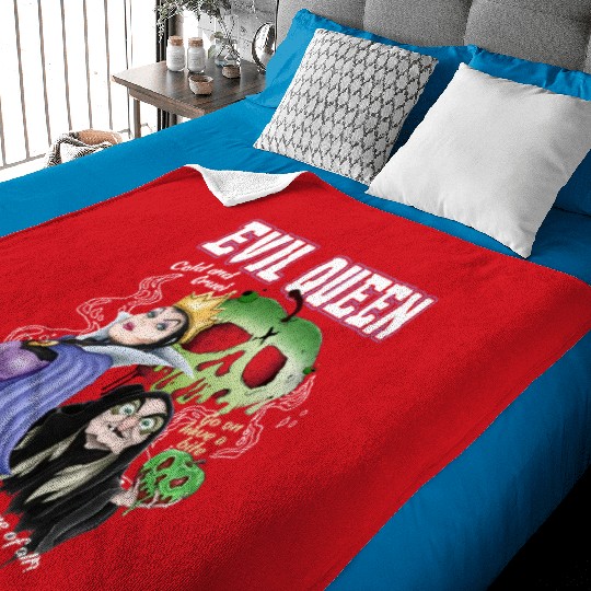 Vintage Retro Disney Villains The Evil Queen Baby Blankets, Disney Princess Baby Blankets