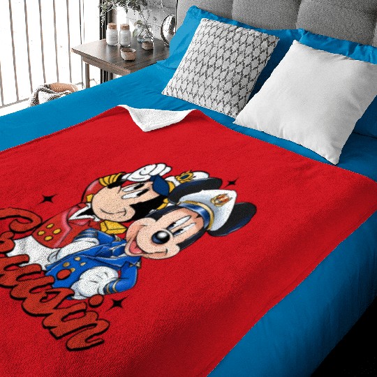 Disney Magical Cruisin' Baby Blankets, Disney Cruise Vacation Baby Blankets, Matching Disney Cruise Baby Blankets
