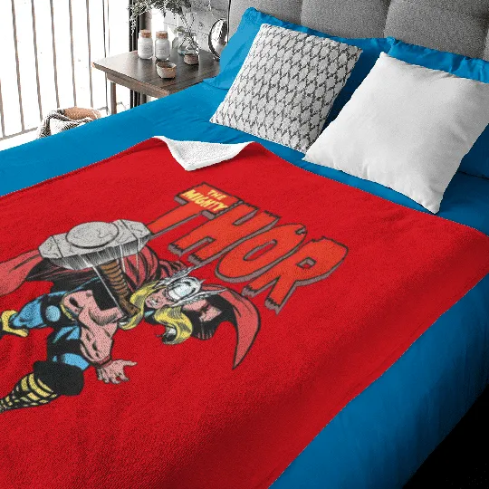 Thor Baby Blankets, Retro Marvel  Baby Blankets, Avengers Baby Blankets, Disney Marvel Baby Blankets, Marvel Comic Baby Blankets, Matching Marvel Baby Blankets, MCU Baby Blankets Baby Blankets
