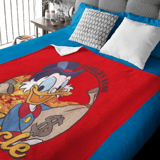 Disneys Ducktales Scrooge Mcduck World's Best Uncle Baby Blankets