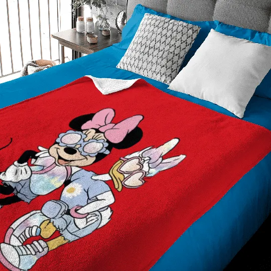 Disney Minnie Daisy , Disney Minnie And Daisy Baby Blankets