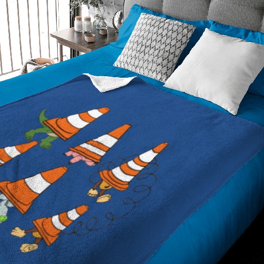 Funny Disney To.y S.tory Characters Baby Blankets / Disney Woody Buzz Lightyear Slinky Dog Baby Blankets