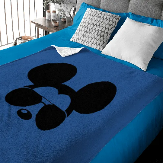 Mickey Baby Blankets, Sunglasses Mickey Mouse Baby Blankets, Mickey Aviator Baby Blankets, Mickey Head Baby Blankets, Disney Family Trip Baby Blankets