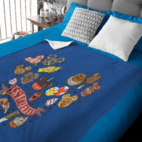 Best Day Ever Baby Blankets, Theme Park Baby Blankets, Disney Trip Baby Blankets