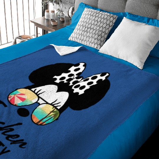 Teacher Off Duty Baby Blankets, Disney Teacher Baby Blankets, Last Day Of School Teacher Baby Blankets