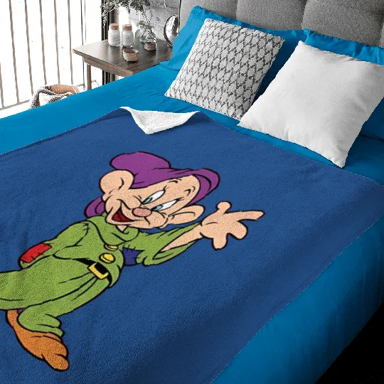 Dopey Dwarf Baby Blankets, Disney Dwarf, Seven Dwarfs, Disney Character Dwarf Baby Blankets