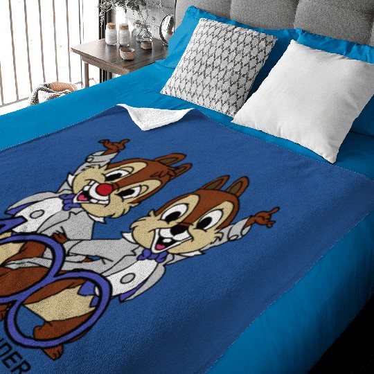 Disney 100 Years of Wonder, 100 year Anniversary, Chip n Dale Baby Blankets