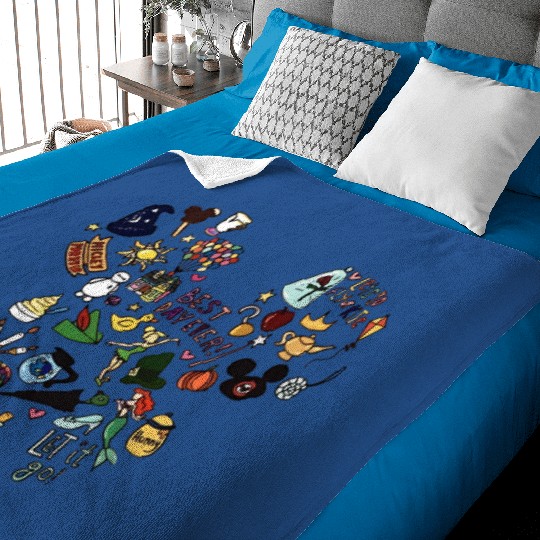 Best Day Ever Baby Blankets, Disney Baby Blankets, Disneyland Trip Baby Blankets