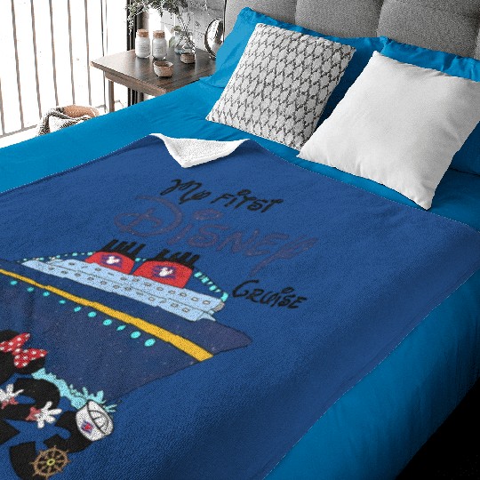 My First Disney Cruise 2023 Baby Blankets, Disney Cruise Baby Blankets