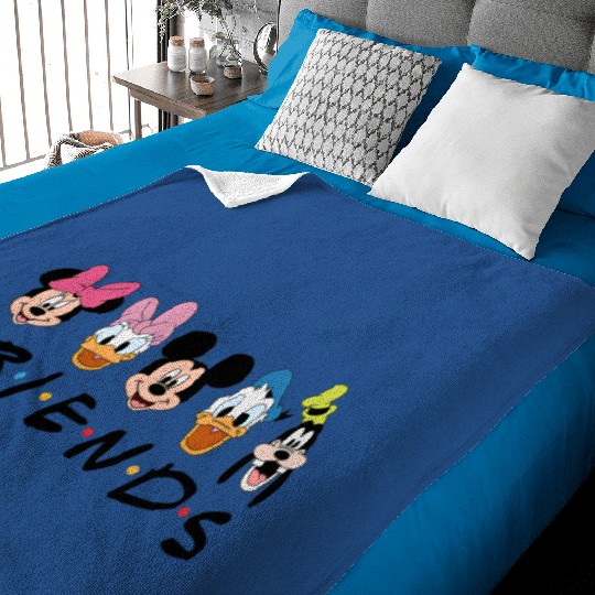 Disney Friends Baby Blankets, Mickey and Friend Baby Blankets