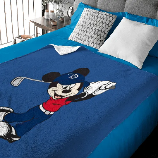 Mickey Golf Baby Blankets, Baby Blankets, Baby Blankets, Disney Unisex Baby Blankets