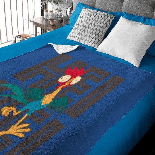 Disney Hei Hei Baby Blankets, Disney Rooster Baby Blankets, Funny Hei Hei Baby Blankets, Moana Hei Hei Baby Blankets, Disney Vacation Baby Blankets