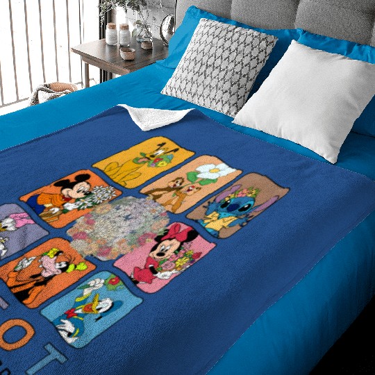 Disney Epcot Flower & Garden Festival 2024 Baby Blankets