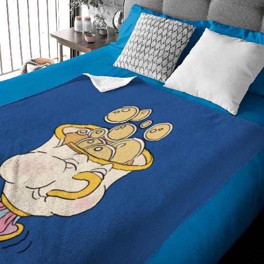 Chip Baby Blankets, Beauty and The Beast Baby Blankets, Disneyland Baby Blankets