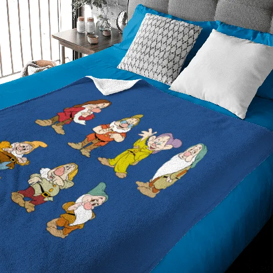 Disney Seven Dwarfs Baby Blankets, Snow White and Seven Dwarfs Baby Blankets
