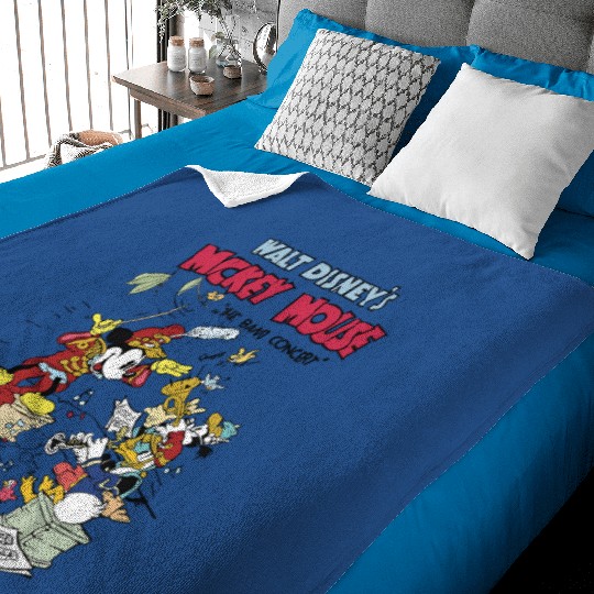 Disney Mickey Mouse The Band Concert Vintage Baby Blankets