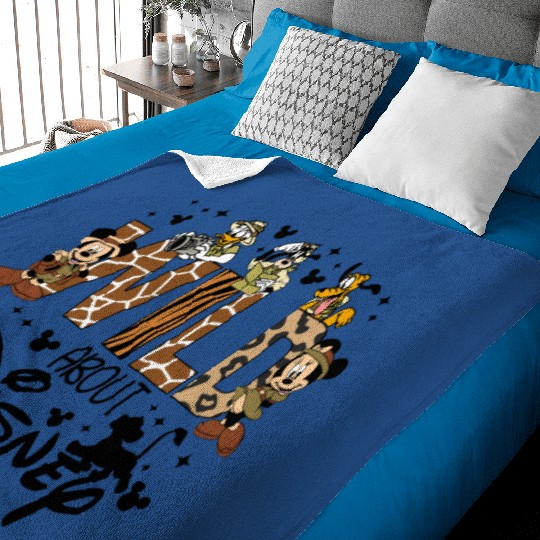 BM Retro Wild About Disney Baby Blankets, Disney Animal Kingdom Baby Blankets,