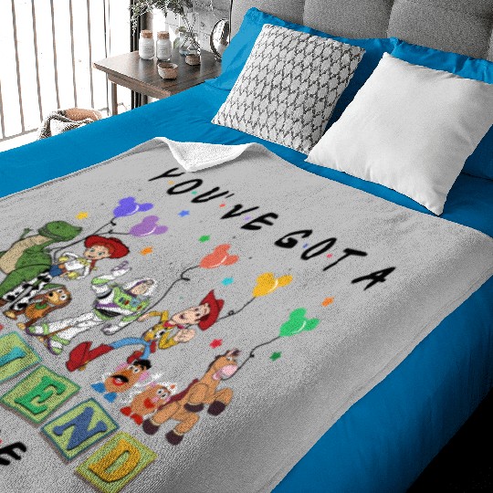 You've Got A Friend In Me Toy Story Baby Blankets, Disney Vacation 2023 Baby Blankets