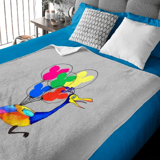 Disney Up Baby Blankets, Kevin Up Baby Blankets, Up Balloon Baby Blankets, Disney Balloon Baby Blankets