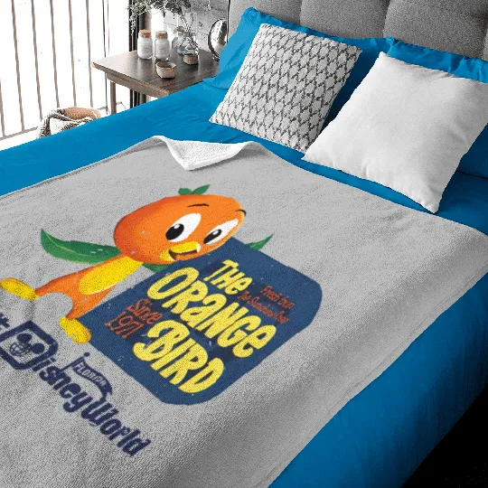 Disney Orange Bird  Baby Blankets, Epcot Baby Blankets, Orange Bird Baby Blankets, Disney Summer