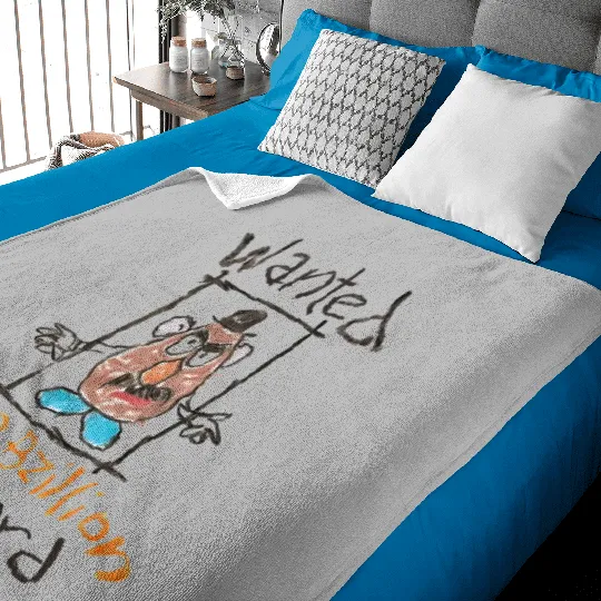 Toy Story Wanted Poster Baby Blankets | Disney Baby Blankets | Mr Potato Head Baby Blankets