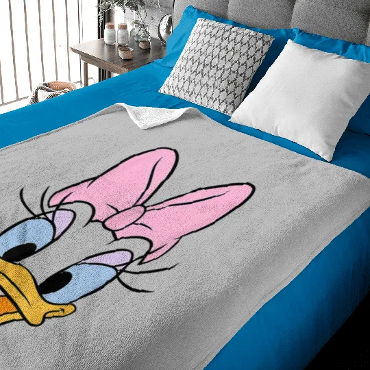 Disney Daisy Duck Big Face Baby Blankets, Daisy Duck Baby Blankets