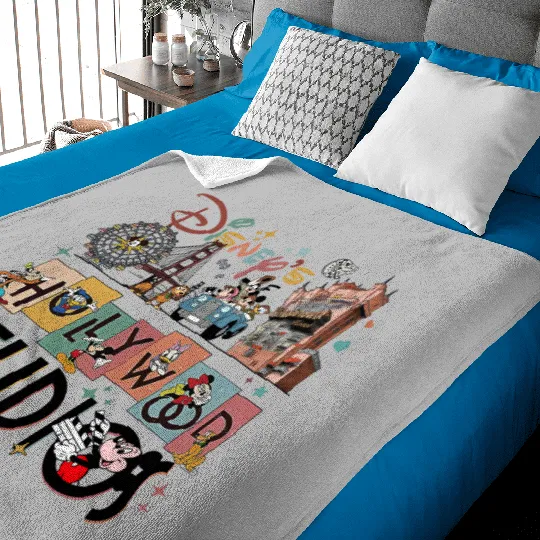 Disney Land Baby Blankets, Disneyworld Baby Blankets, Mickey And Friends Baby Blankets, Magic Kingdom Baby Blankets, Disney Trip Baby Blankets