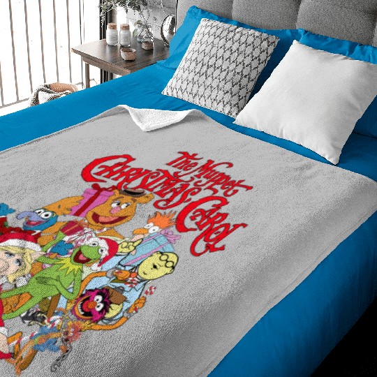 Disney Christmas The Muppets Carol Holiday Cheers Baby Blankets
