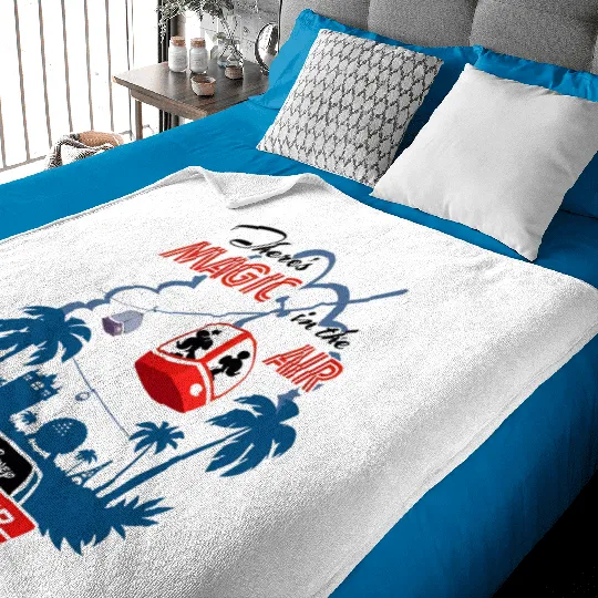 Disney Skyliner Travel The World From Above Baby Blankets, Vacation Gifts