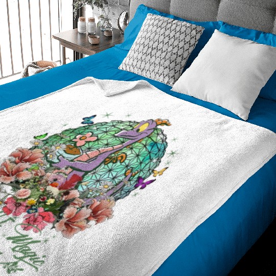 Disney Epcot Figment Topiaries Baby Blankets