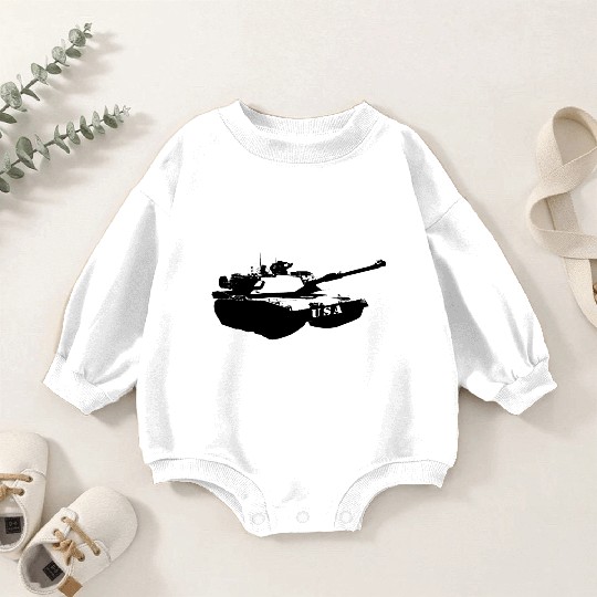 us army tank Baby Romper Sweatshirts