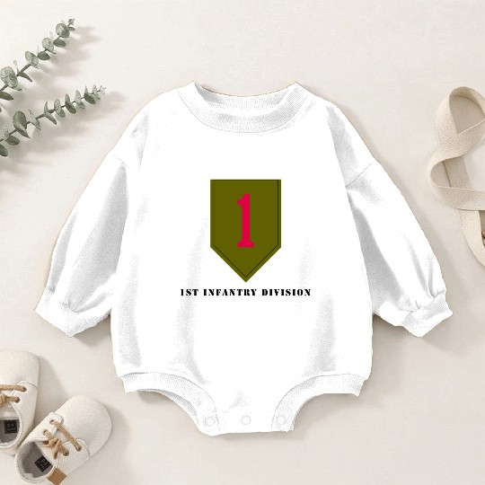 US Army 1st Infantry Division Baby Romper Sweatshirts