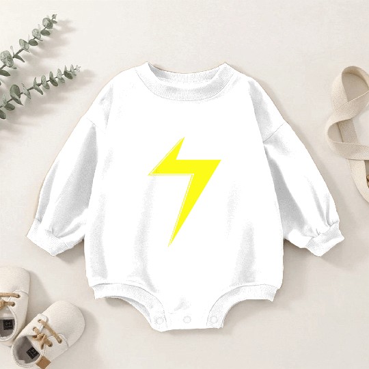 Ms Marvel Bolt Baby Romper Sweatshirts