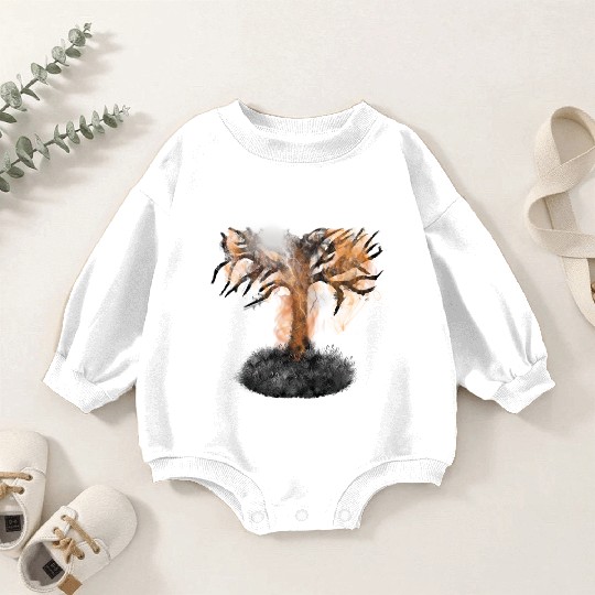 Tree Fire Baby Romper Sweatshirts