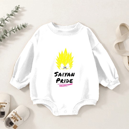 Saiyan Pride Dragonballz Baby Romper Sweatshirts