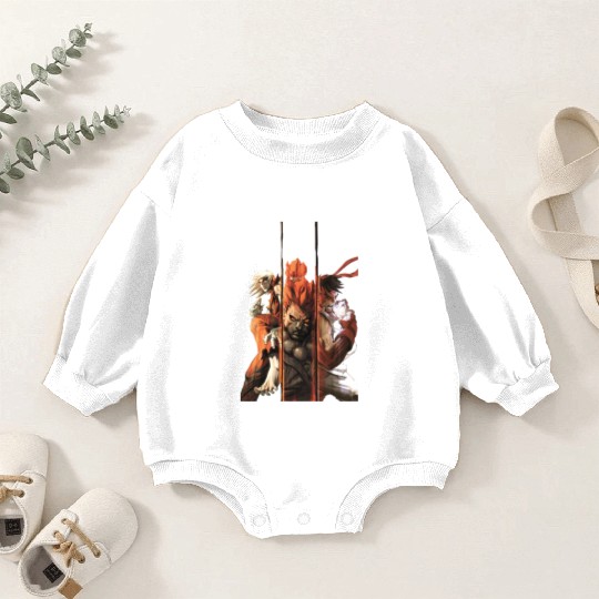 Street Fighter 6 Baby Romper Sweatshirts