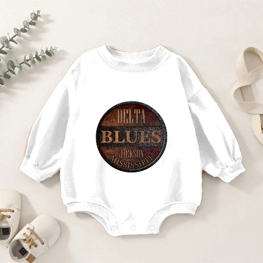 rusty delta blues jackson Baby Romper Sweatshirts