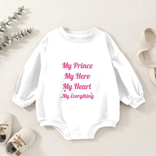 I LOVE MY BOYFRIEND Baby Romper Sweatshirts