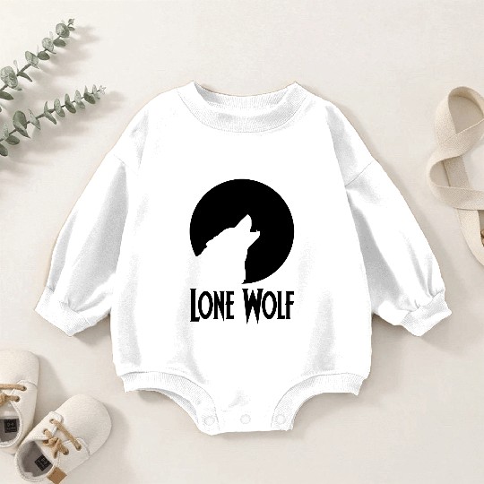 Lone Wolf Baby Romper Sweatshirts